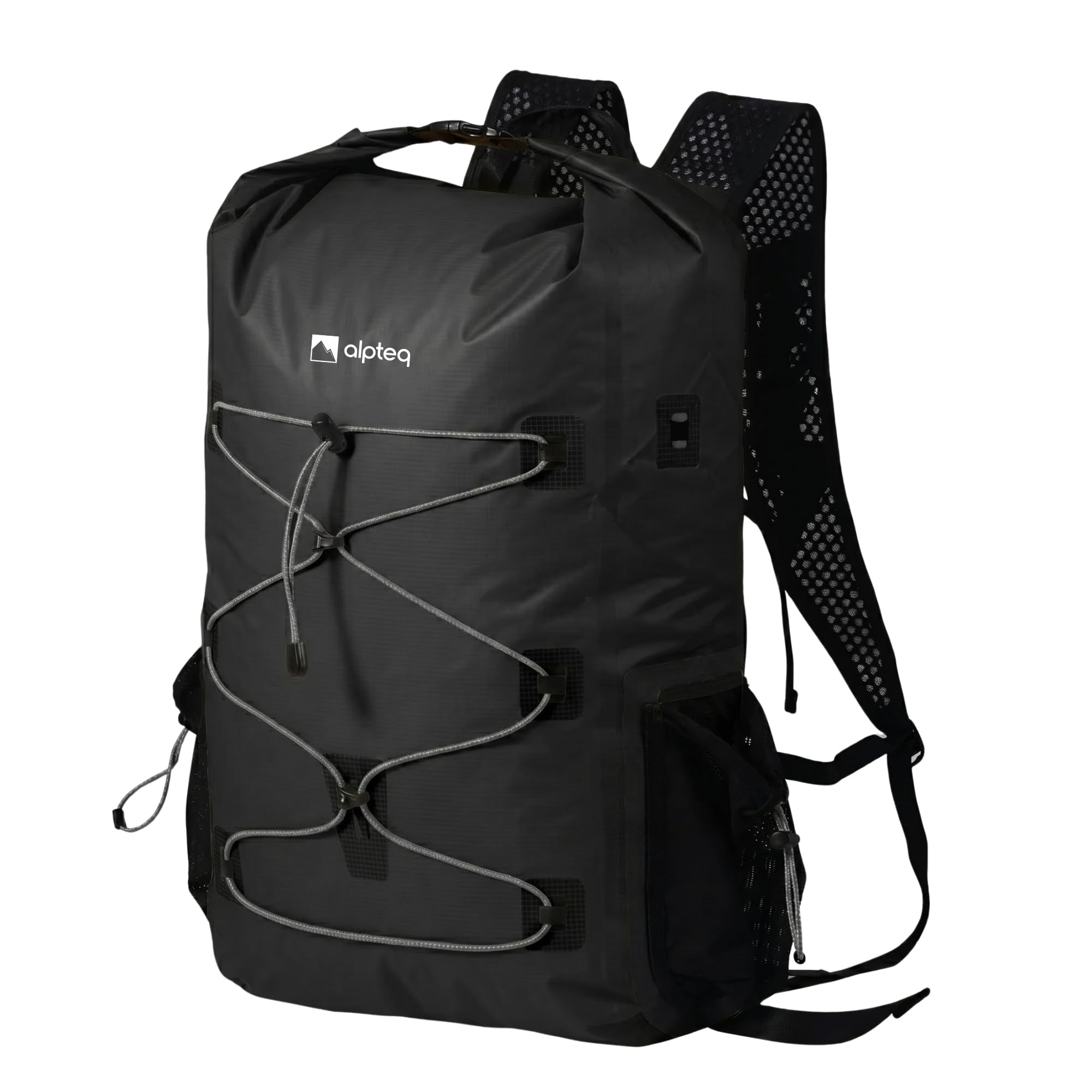 AlpPack - Zaino ultraleggero da 20 l, impermeabile, per escursioni, trekking, viaggi, città e attività all'aperto, materiale innovativo high-tech, ossidiana antracite, 20 Liter, Urban