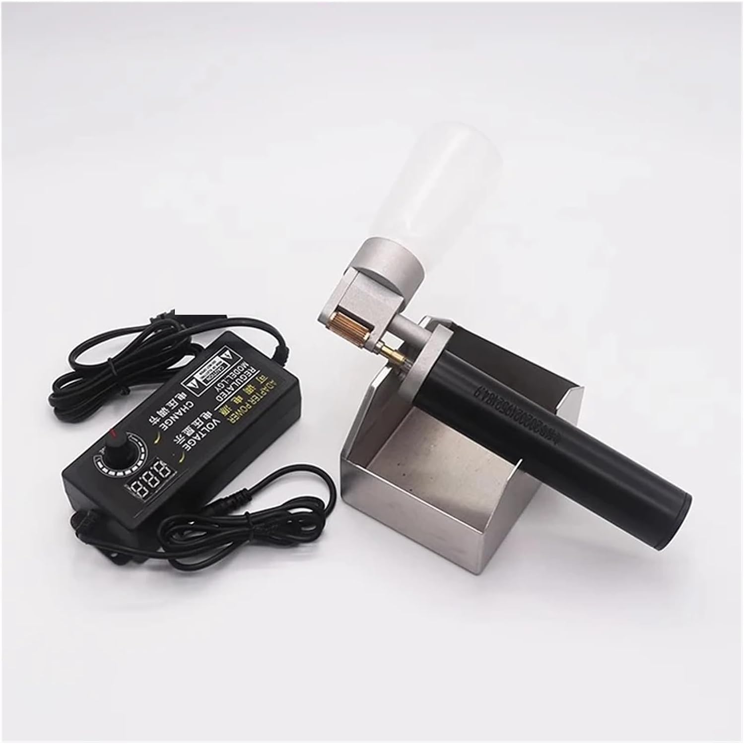 AC 120W Handheld Oil Edger Electric Leather Edge Oil Box, Manual hed Leather Products Side Oil Tool Power, Garden & Hand Tools