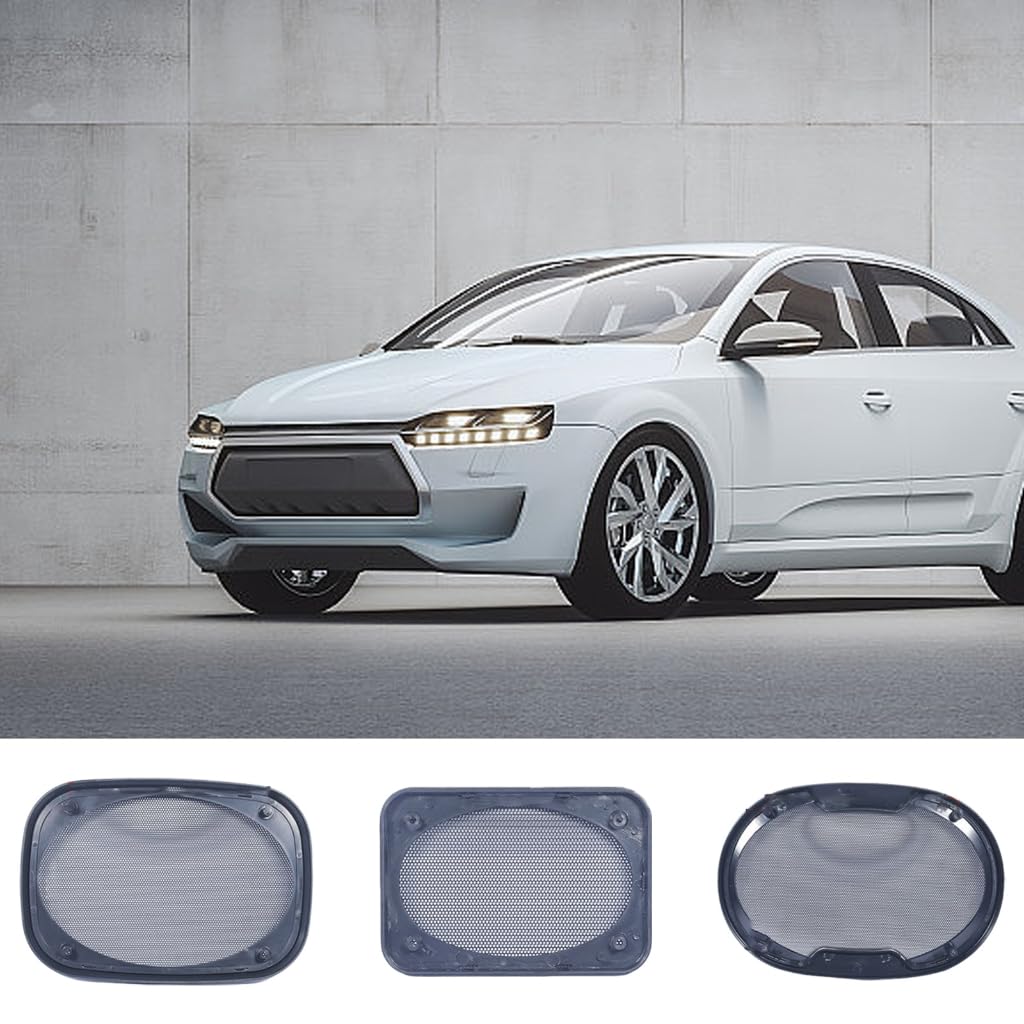 Rectangle/Round Loudspeaker Conversion Net Covering Car Home Sound Decorative Iron Meshing Grille Protective Loudspeaker