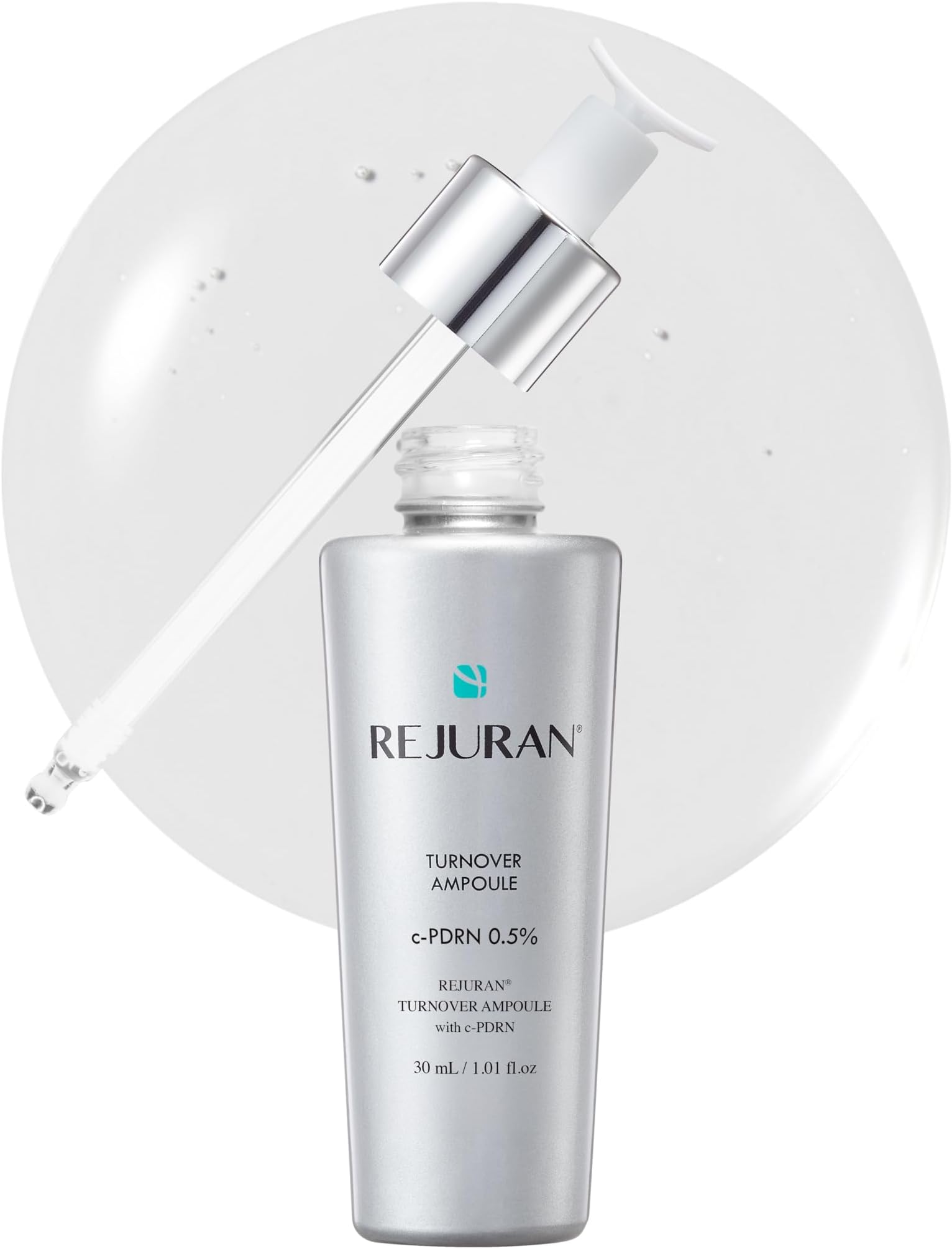 【Official】REJURAN Turnover Ampoule 30ml PDRN c-PDRN Clear Radiance Texture Firmness and Luster Serum Rejuran