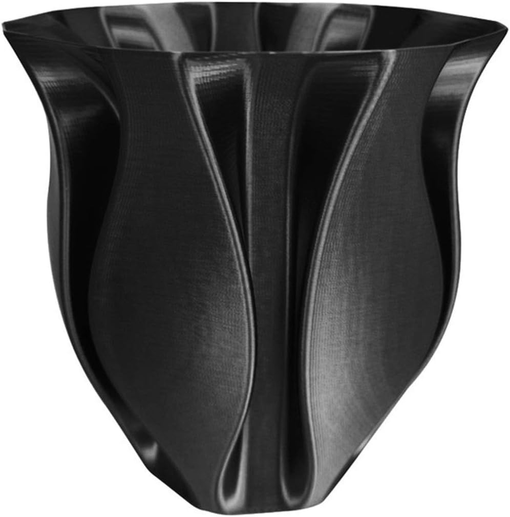 3D Printer Filament Silk PLA Black 1.75mm 3D Printer Filament Luxury Silky Rich Luster 250g/500g/1kg Shiny Solid Printing Materials(Silk Black 500g)
