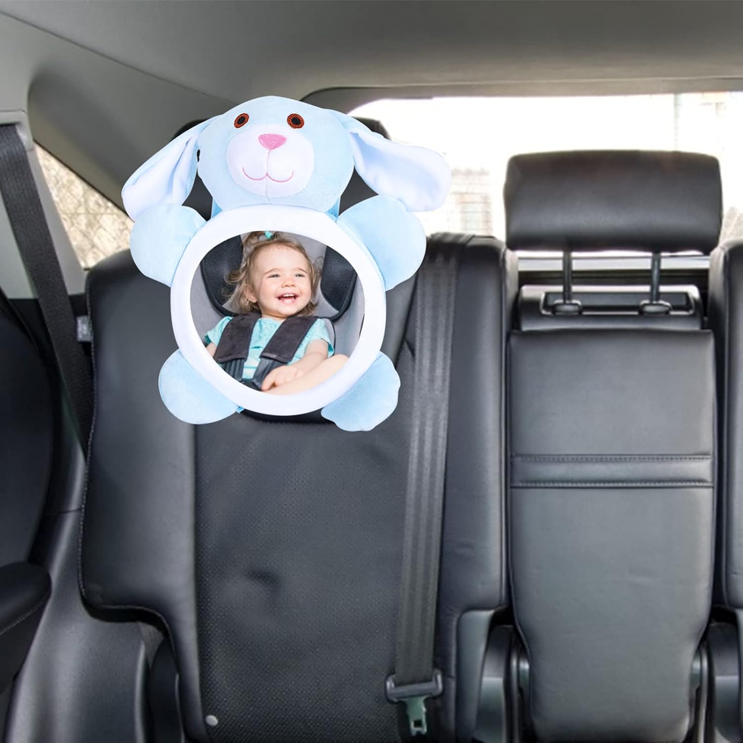 Seat Car Stroller Car Mirror Safety Rear Facing Car Mirror Rear View Mirror for Effortlessly Monitoring Your Child in the Back Newborn Stroller Toddler Car Seat (Color : Blue)