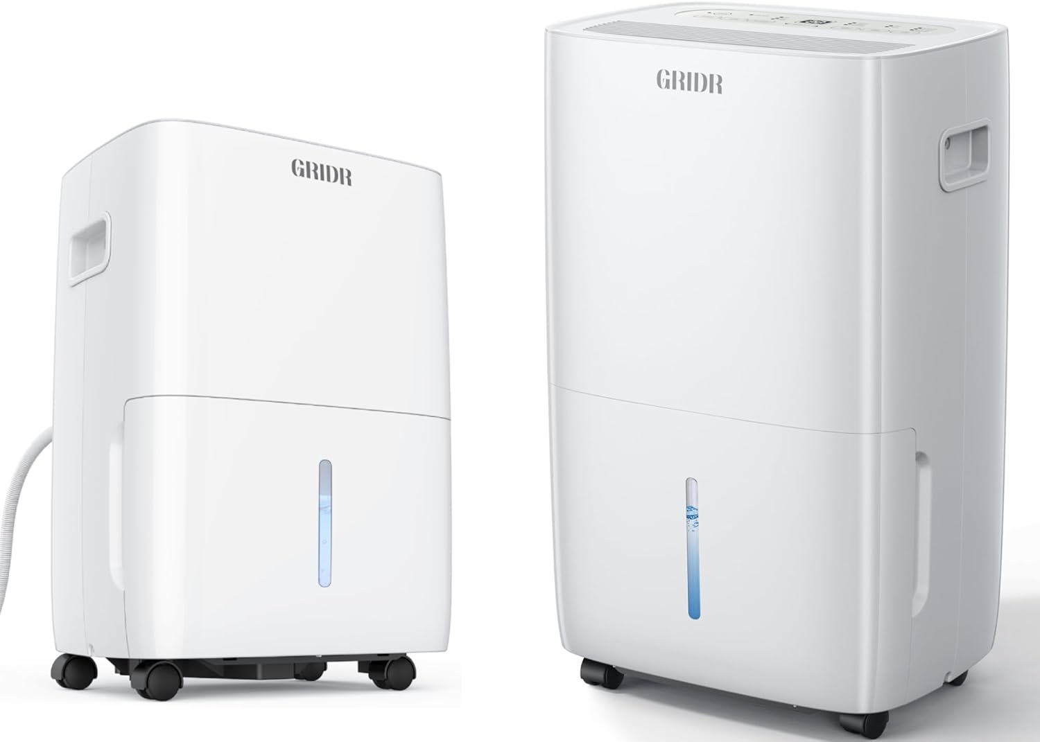 4500 Sq.Ft Energy Star Dehumidifier for Basement with Pump, Max 80 Pint/D(Standard 50Pint/D) Dehumidifier with Drain Hose, 8L Water Tank, Intelligent Humidistat, for Home, Bedroom, Bathroom