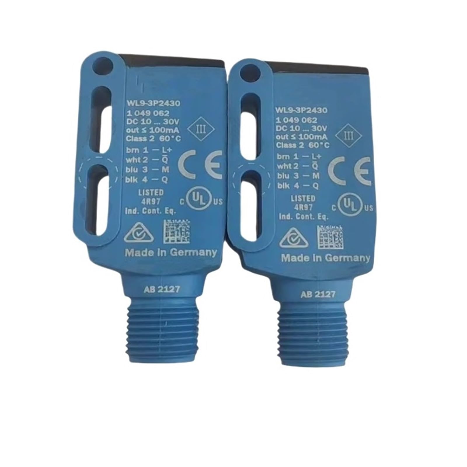 Capteur WL9-3P2430 1049062 de détection réflex avec connecteur M12 compact