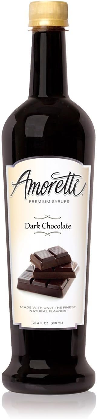 Amoretti Premium Syrup, Dark Chocolate, 25.4 Ounce