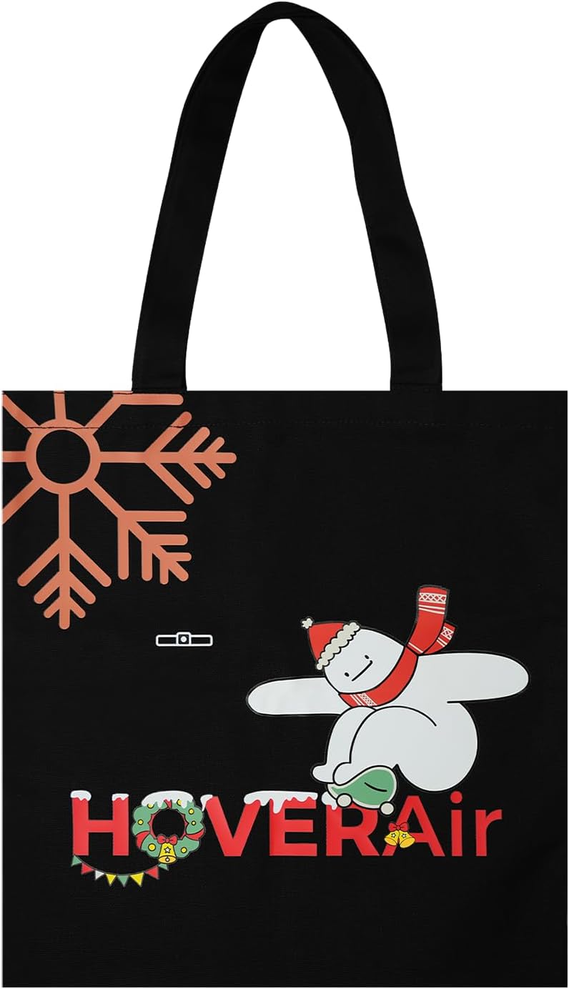 HOVERAirTote Bag Christmas Winter Holiday Gift Black