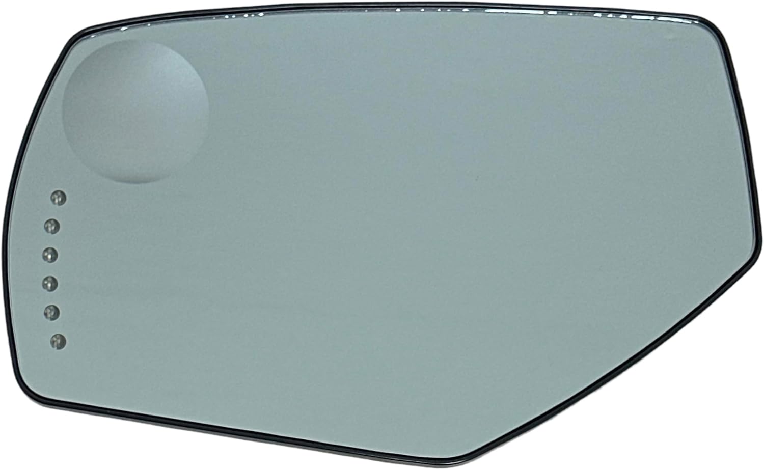 Spieg Driver Side Mirror Glass for 2014-2019 Chevrolet Silverado GMC Sierra 1500 Heated LED Signal Light with Spotter Glass with Backing Plate Left 22753637