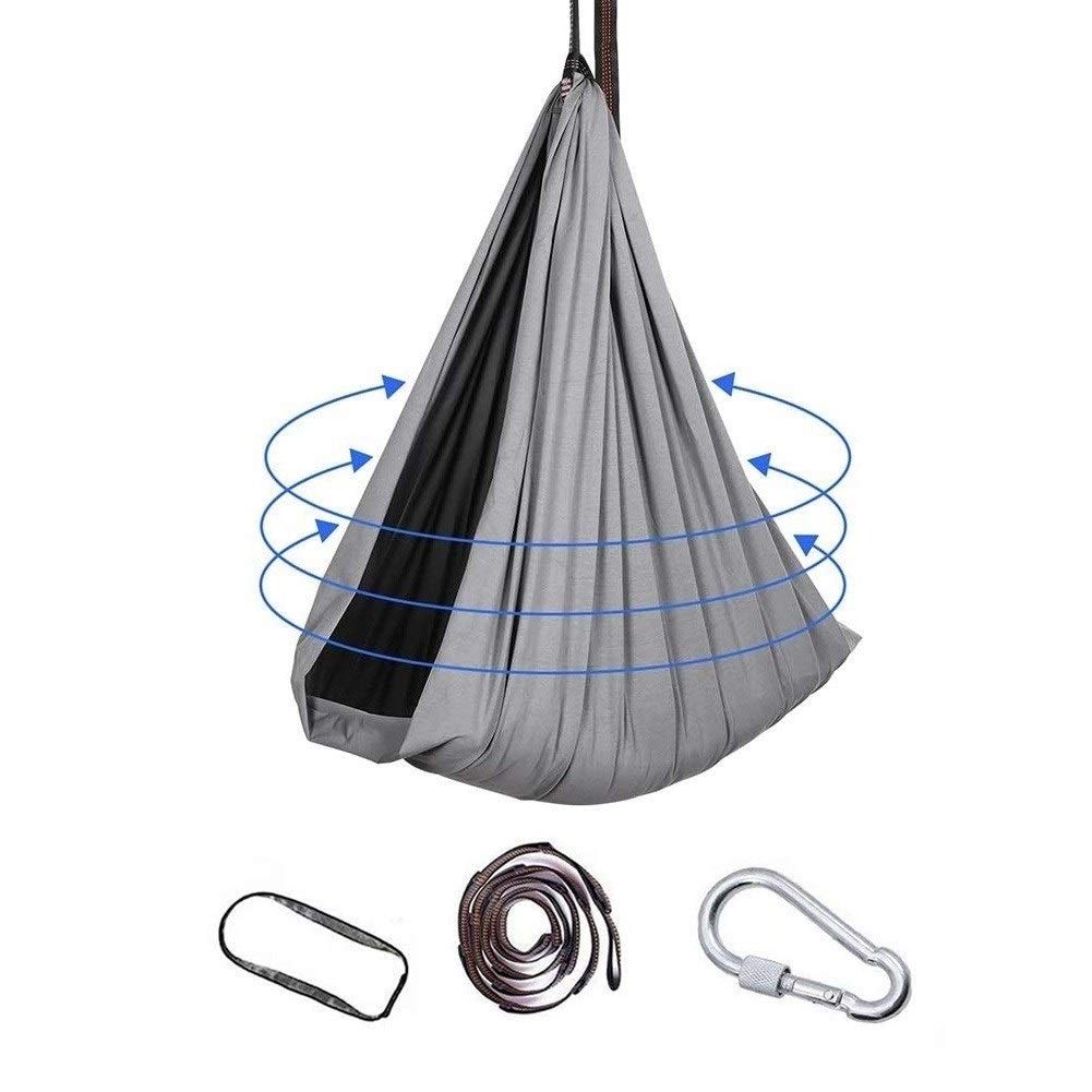 Indoor Sensory Swing for Kids & Adults Cuddle Hammock Children with Autism ADHD Adjustable Aerial Yo