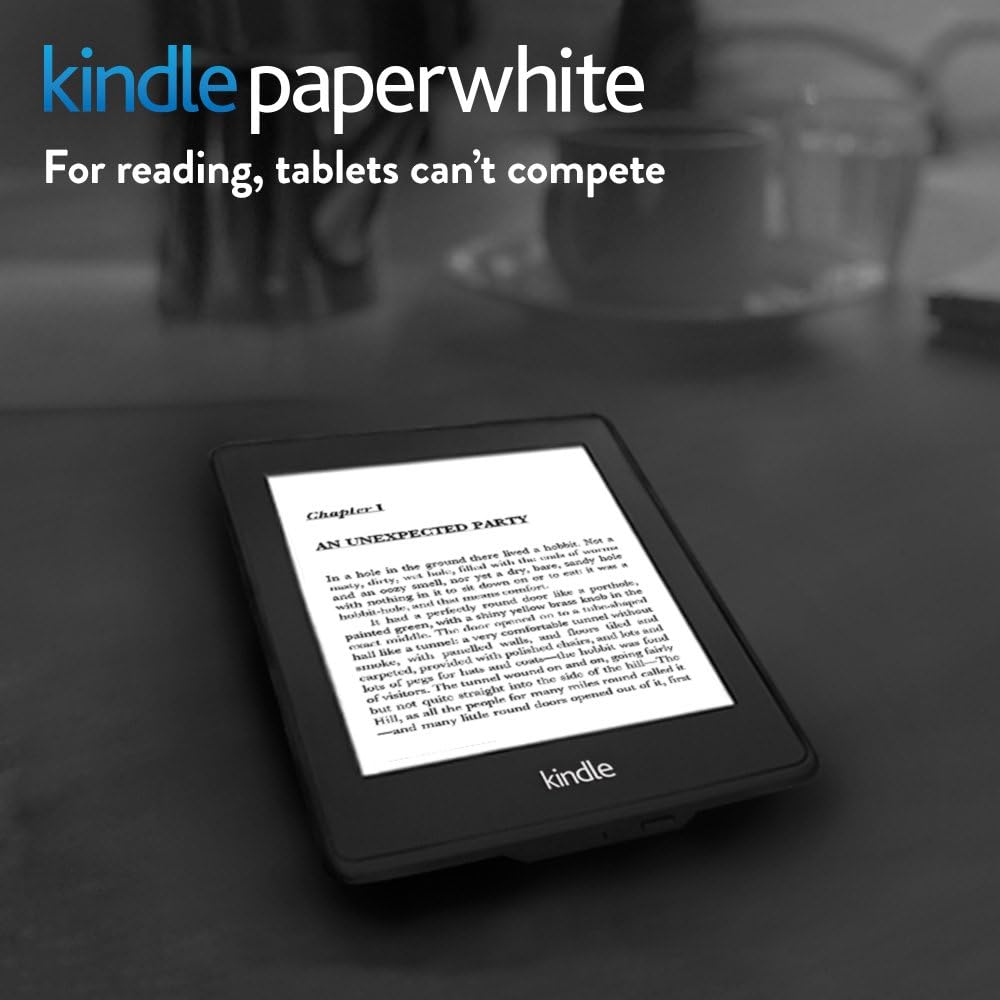 Kindle Paperwhite 3G (6th generation), 6" High Resolution Display (212 ppi) with Built-in Light, Free 3G + Wi-Fi