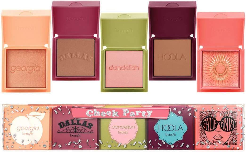 Benefit Cheek Party 5 Mini Blushes & Bronzer Gift Set