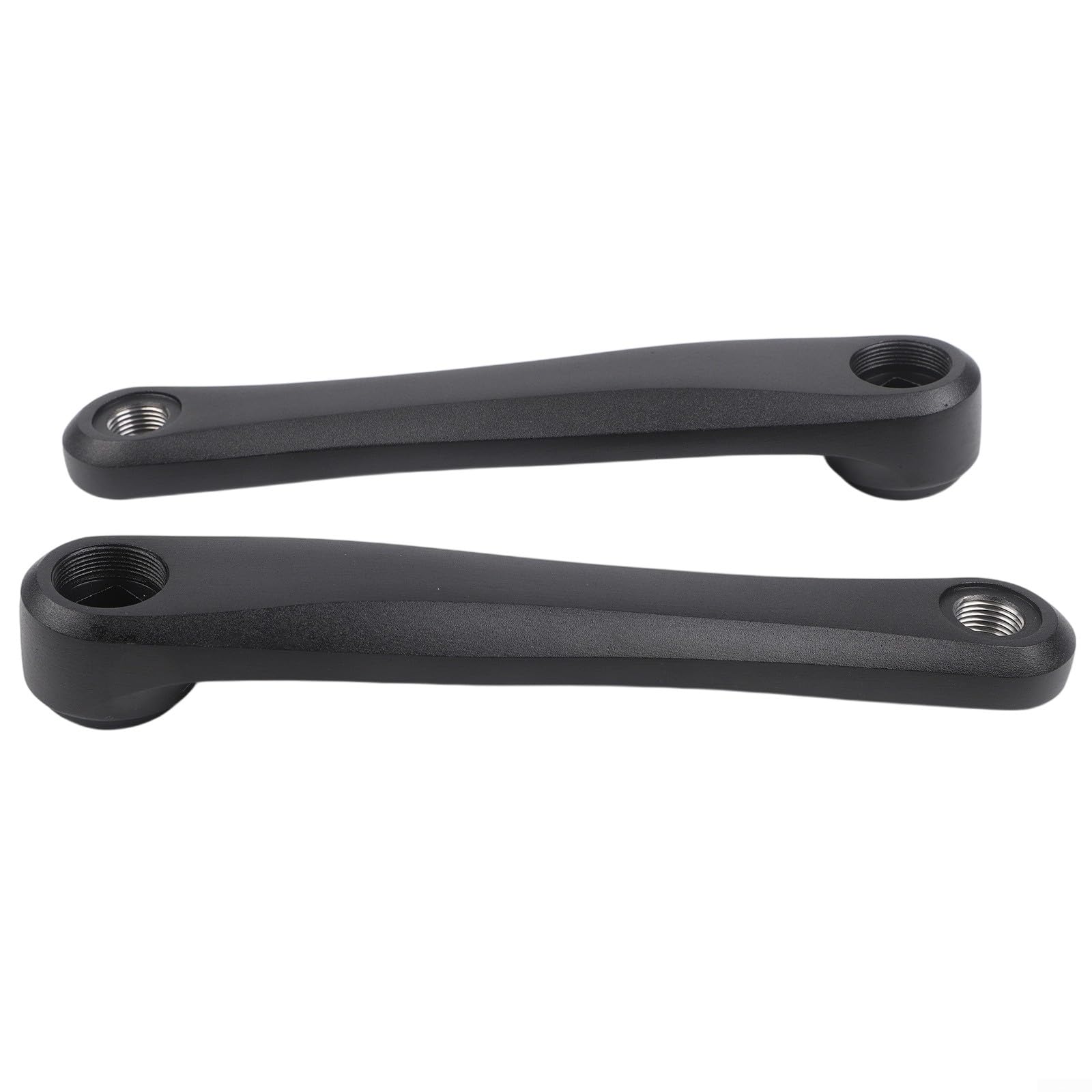 Set di pedivelle per bici elettriche in lega di alluminio da 170 mm per Bafang per motore di azionamento BBS01 BBS02B nero 430 g costruzione forgiata con finitura sabbiata Leng totale 204
