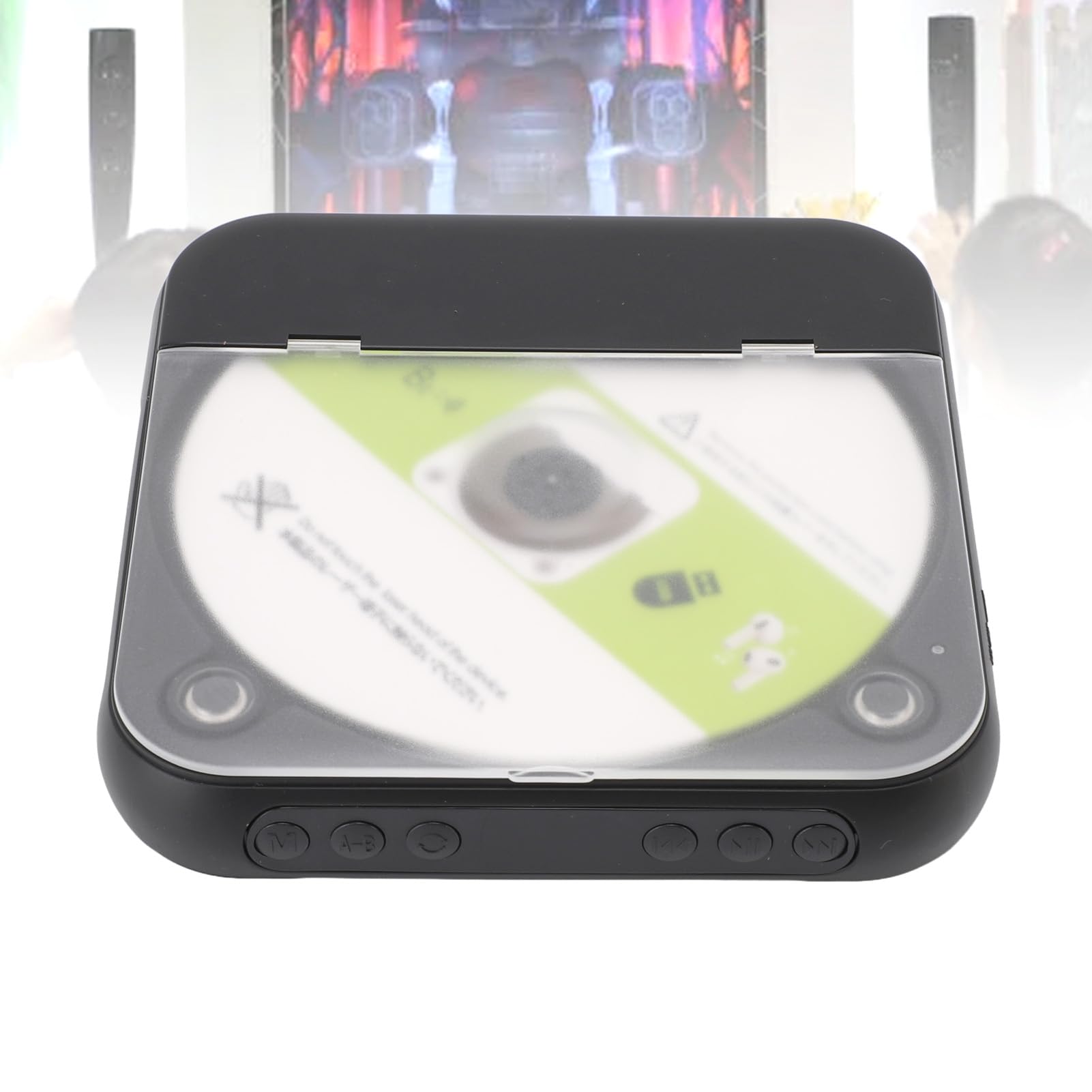 Reproductor de CD Portátil para el Hogar, Reproductores de CD Retro BT Recargables, 12H