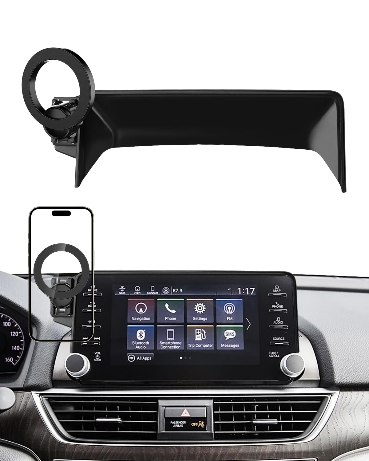 PZK Car Phone Mount for 10th Gen Honda Accord 2018-2022 8-inch Screen