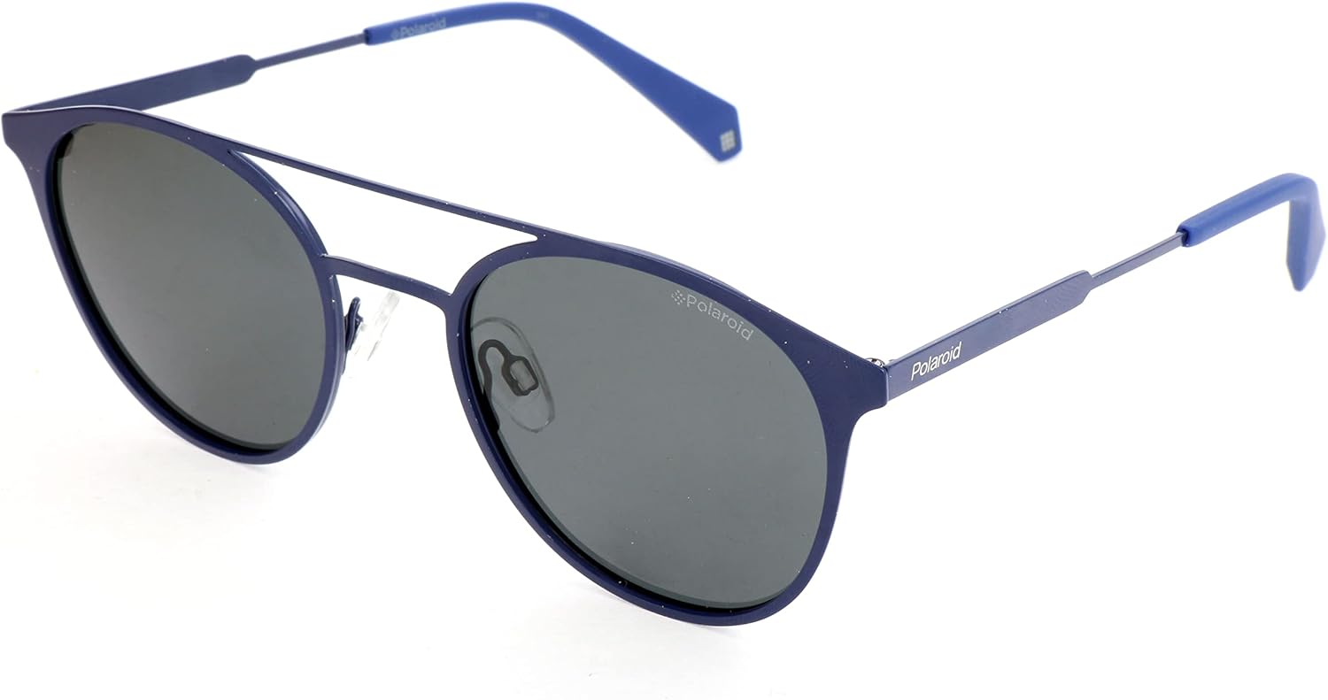 Polaroid Unisex Adult PLD 2052/S M9 PJP 51 Sunglasses, Blue (Blossom/Grey Pz), Blue (Blossom/Grey Pz), 51