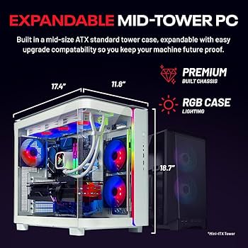 Amazon.com: Skytech Gaming King 95 Desktop PC, Ryzen 7 9700X