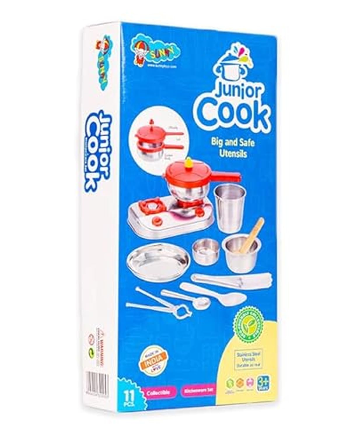 Prancing Unicorn 11 Pcs Junior Cook Kitchen Set Toys for Kids, Girls Age 3-4-5 Years Stainless Steel Utensils Made by Indian Local for Vocal Great Kitchen Set Best Gift Item for Girl (Multicolor) (B0C28HT32K) Amazon Price History, Amazon Price Tracker