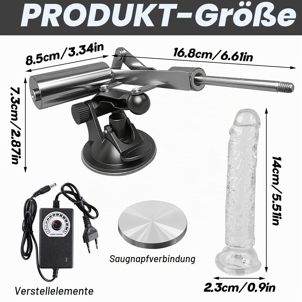 Fickmaschine, Automatische Sexmaschine für die Frau mit Dildo Zubehör & Stoßfunktion Extrem, Fickmaschine Dildo für Männer, Liebesmaschine Sexspielzeug Maschinen