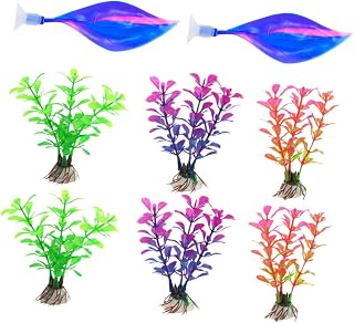 BCOATH 1 conjunto de decoração de aquário de peixes plantas verdes decoração plantas artificiais aquário paisagem betta folha despawning aquário peixe folhas descansando peixe folhas