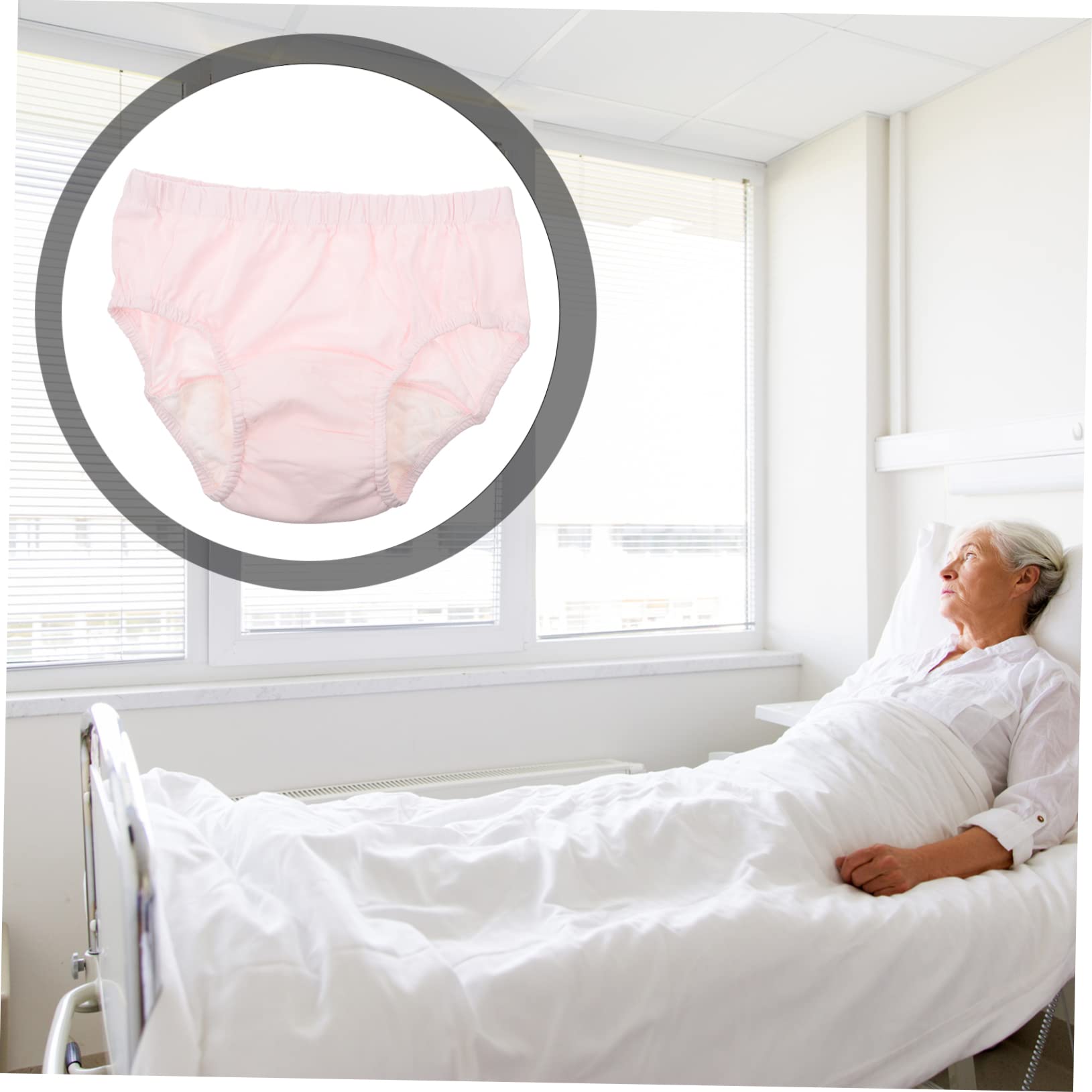 NULYLU Leakproof Panties for Women Adult Cotton Diaper XXL Comfortable and Easy to Wear Random Style