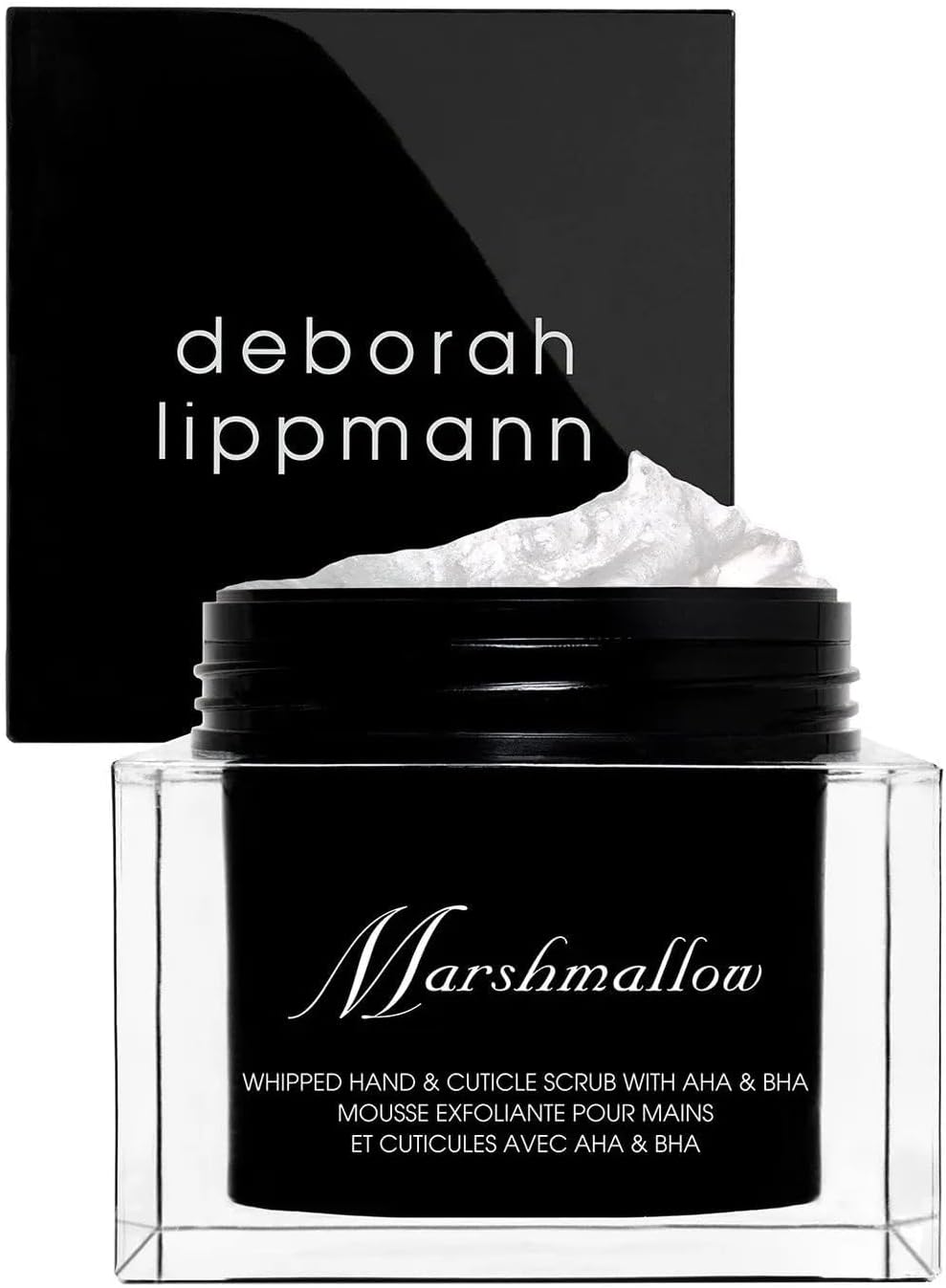 Deborah Lippmann Marshmallow Hand Exfoliator | Whipped Hand & Cuticle Scrub with AHA & BHA