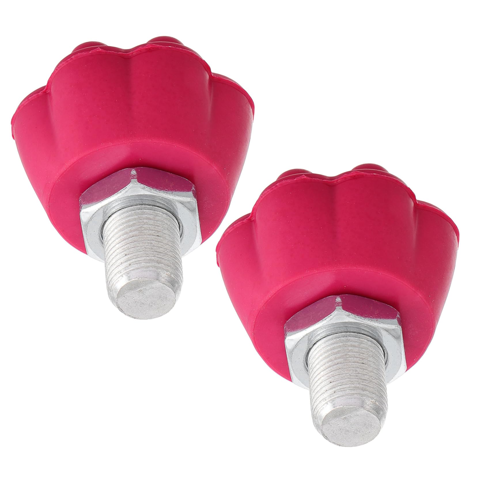 Kisangel Roller Skates Toe Stops Double Row Braking Blocks 2 Pack for Quad Skating Safety Performance