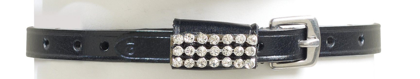 Ovation Jewel Spur Straps 19 Diamond/Silver