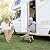 Safety RV Steps, Yagud Height Adjustable Folding Platform Step with 17" X 12" Anti-Slip Surface, Rubber Feet, Handle, Reflective Strips, and T Level, Aluminum RV Step Stool Supports Up to 1000lbs