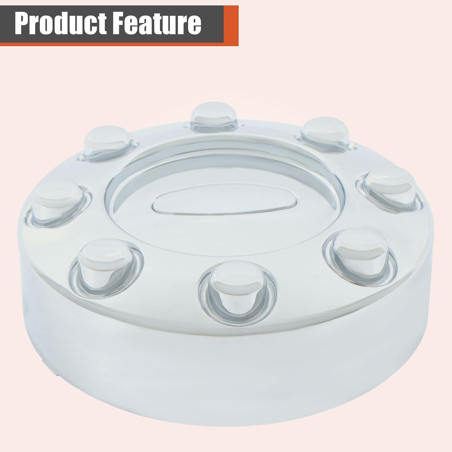 labwork Chrome 8 Lug 17 Wheels Center Wheel Cover Hub Cap Replacement for F250 F350 Super Duty 2005-2016