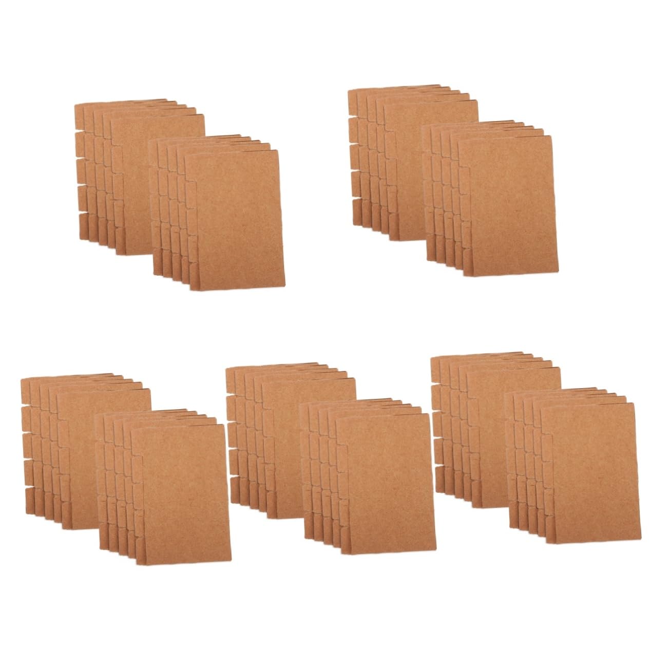 ARTIBETTER 100 Set Divisori per Raccoglitori Carta Divisori Portatili Materiale Robusto per Ufficio e Scuola per Documenti e Presentazioni
