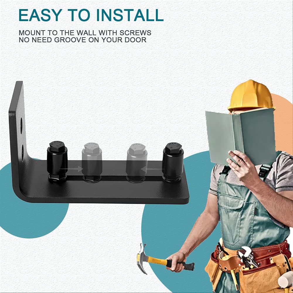 Flash Deals - 60% OFF FREDBECK Sliding Barn Door Floor Guide,Wall Mount Powder Coated Adjustable Barn Door Bottom Guide, Black, Super Smoothly and Quietly, Easy to Install,Flush to Floor 🔥 Flash Sale FREDBECK Sliding Barn Door Floor Guide,Wall Mount Powder Coated Adjustable Barn Door Bottom Guide, Black, Super Smoothly and Quietly, Easy to Install,Flush to Floor