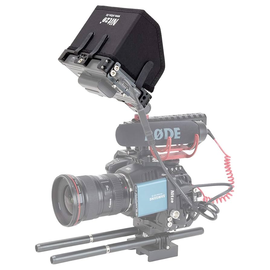 Amazon | Nitze モニターケージ サンフードとHDMIケーブル