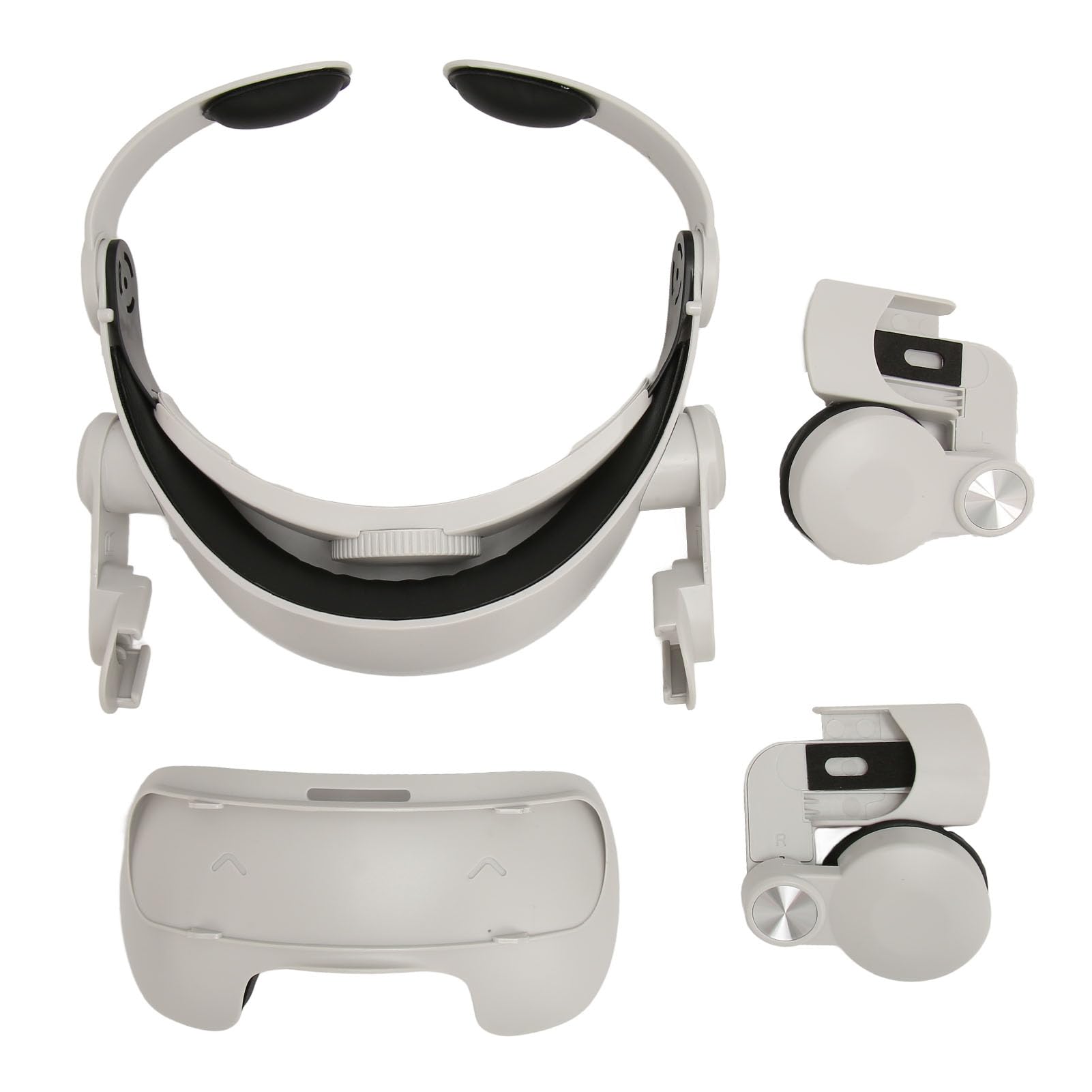 Fascia per la Testa Regolabile Compatibile con Quest 2 per Supporto e Comfort Migliorati in VR, Cinghia di Ricambio con Accessori Elite, Adatta a Bambini e Adulti