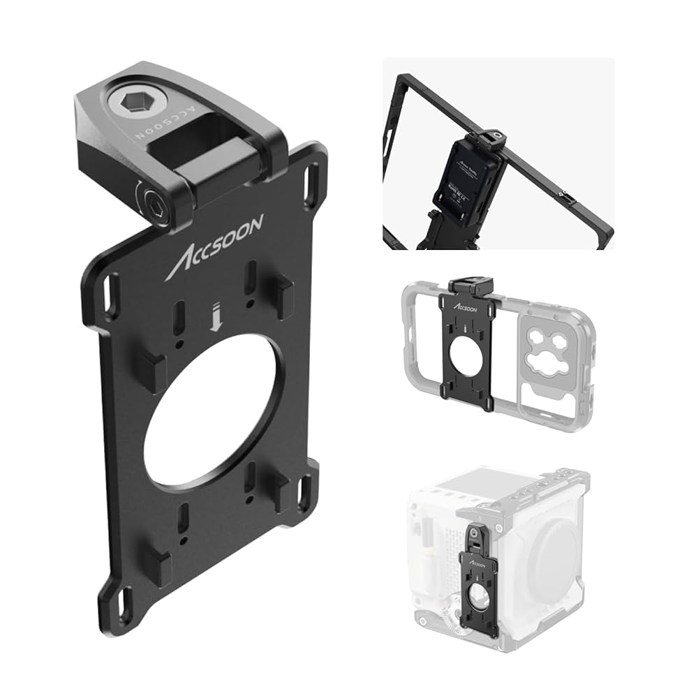 Amazon | Accsoon SeeMoマウントアダプタープレート、NP-F