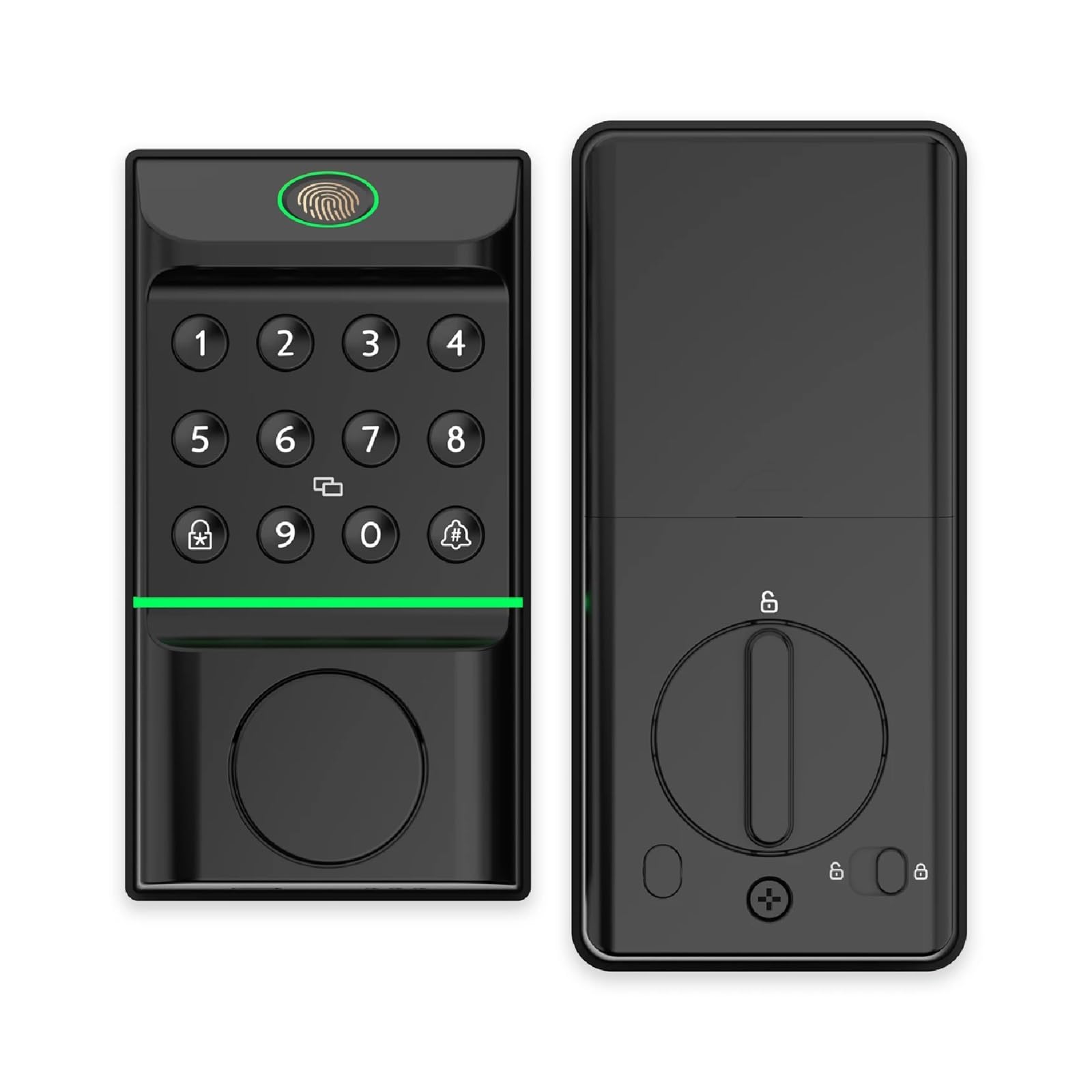 Smart Lock - Cerradura de puerta con huella dactilar, control de aplicación, desbloqueo de código de acceso