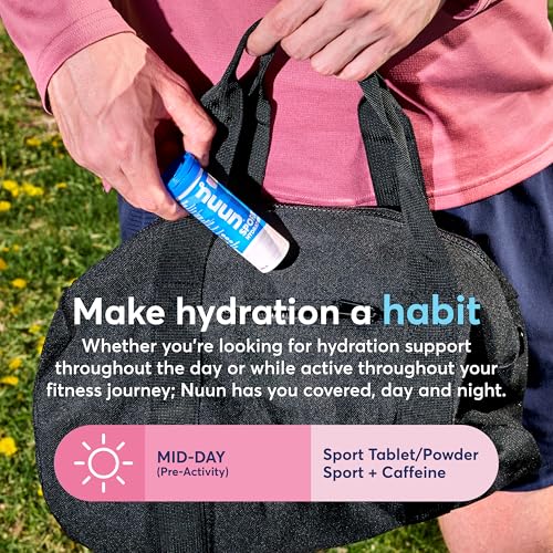 nuun sport electrolyte tablets with magnesium calcium potassium chloride amp sodium gluten free amp vegan mixed flavors 6 pack 60 servings total