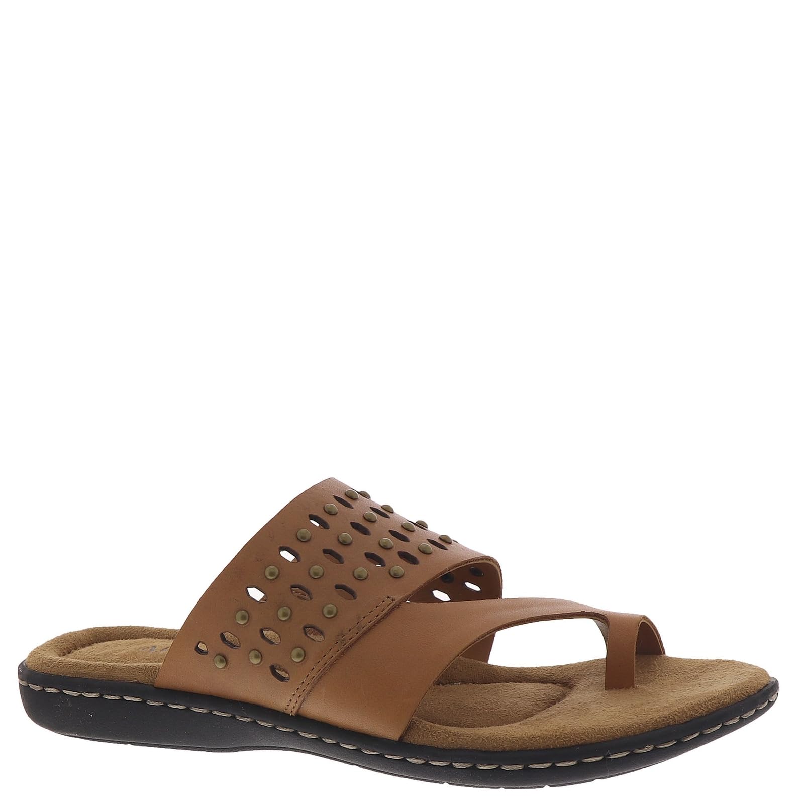 ARRAY Women's Catalina Leather Slip-On Sandal with Studs
