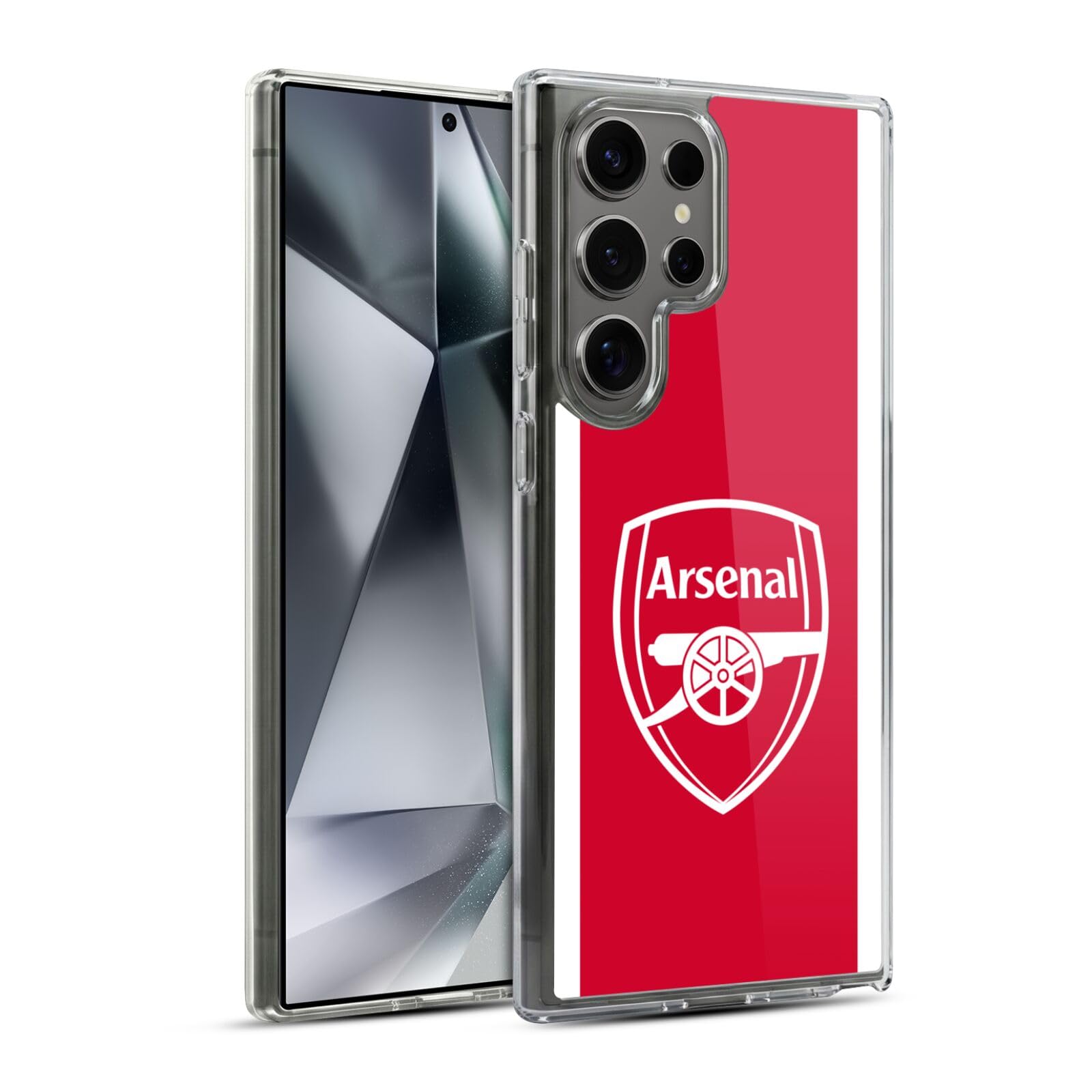 Head Case Designs Officially Licensed Arsenal FC Home 2025/26 Kit Gel Case [Military Grade Protection] Compatible With Samsung Galaxy S24 Ultra 5G — image 1