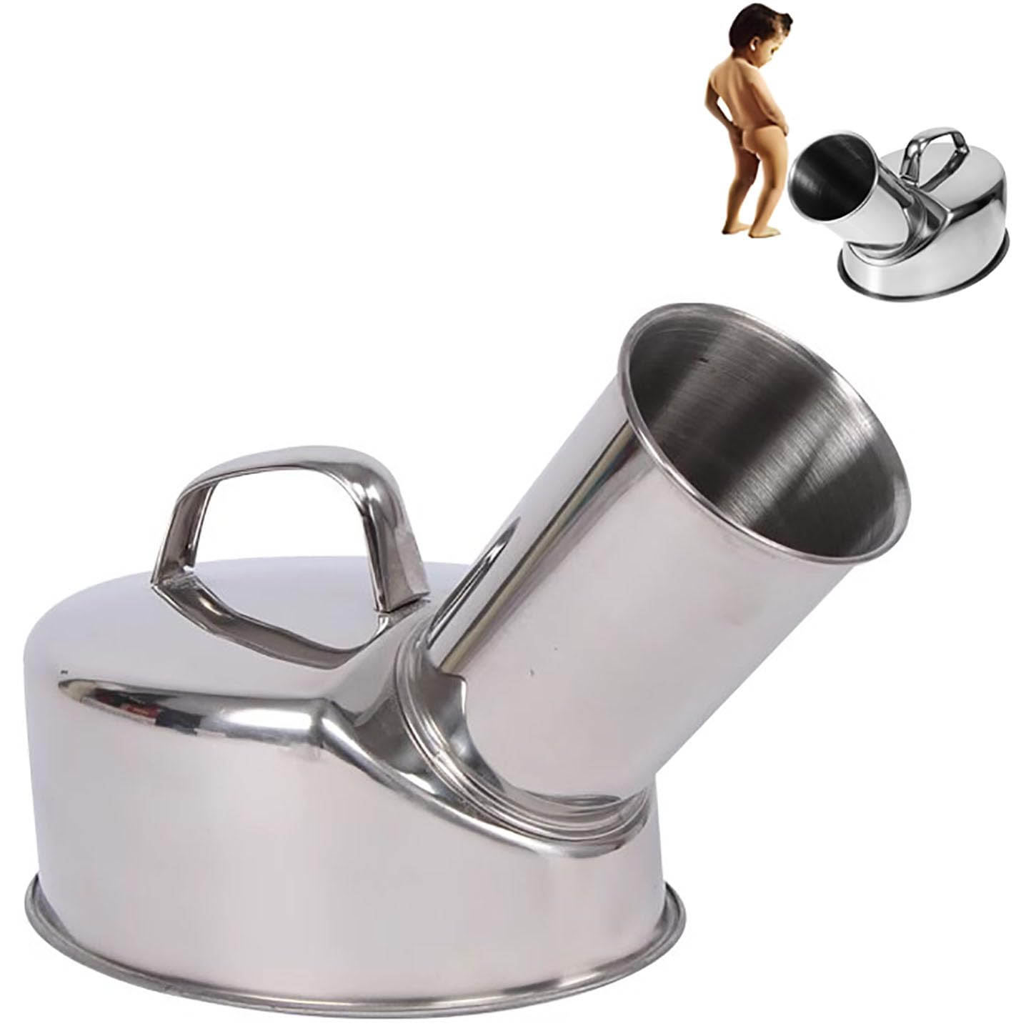 HAILM Pistolet Urinoir Pour Homme, Urinal Homme En Acier