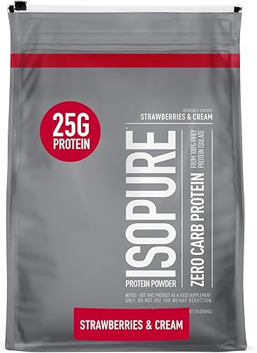Isopure Zero Carb polvo de proteína amistosa con dieta Keto aislado 100 de proteína de suero