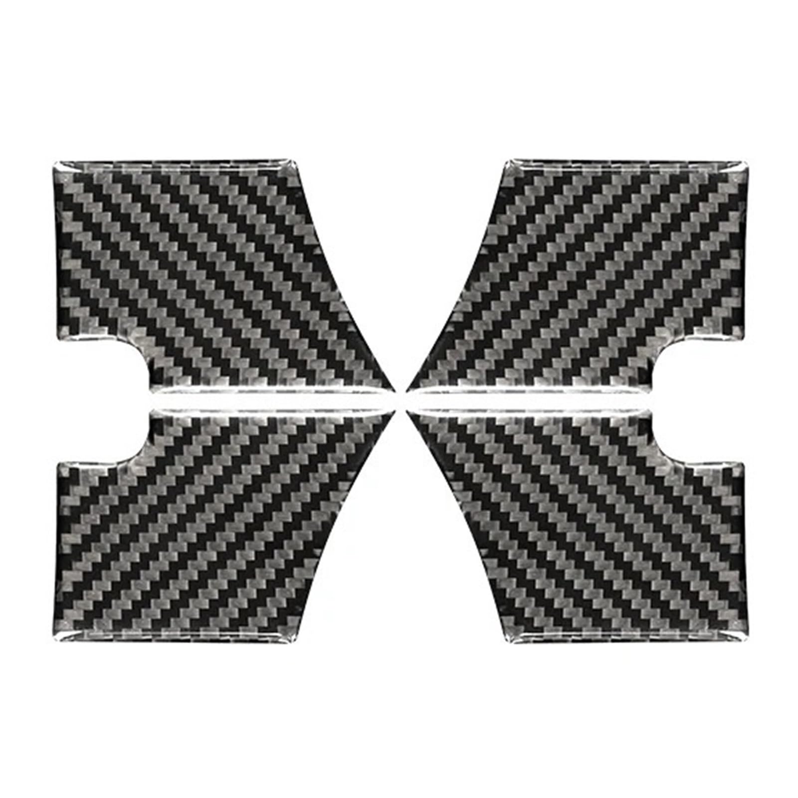 Carbon Fiber Compatible for Explorer 2013-2019 Car Accessories Interior Car Innor Door Bowl Patch Decoration Frame Trim Sticker Decal(TYPE9)