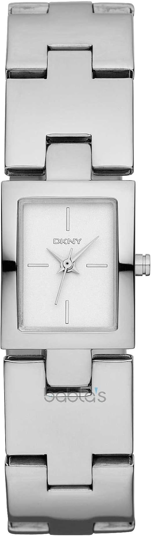 silver rectangle watch