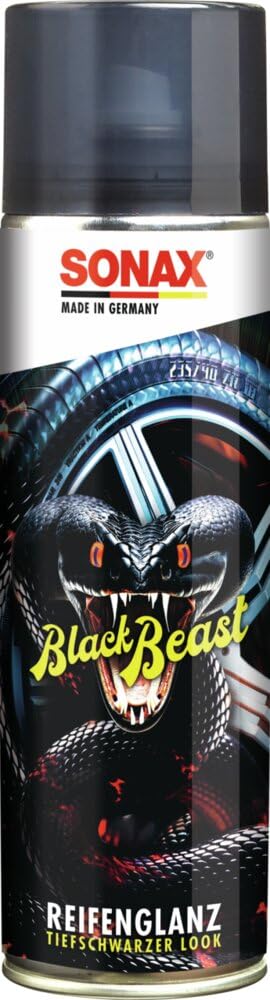 SONAX ReifenGlanz Special Edition (500 ml) pflegt und schützt die Reifen bei regelmäßiger Anwendung vor Rissen, vorzeitiger Alterung und Ausbleichen | Art-Nr. 04344000