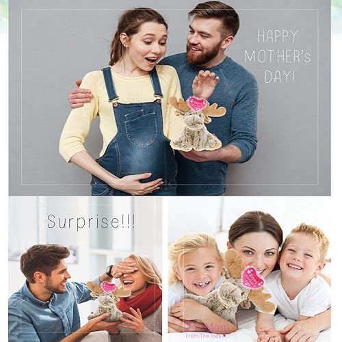 Miniatura 6 de DolliBu Happy Mother's Day Stuffed Animal, Heart Message for Best Mommy, Grandma, Wife, Step Mom, Mama - Cute Soft Adorable Sentiment Plush Teddy