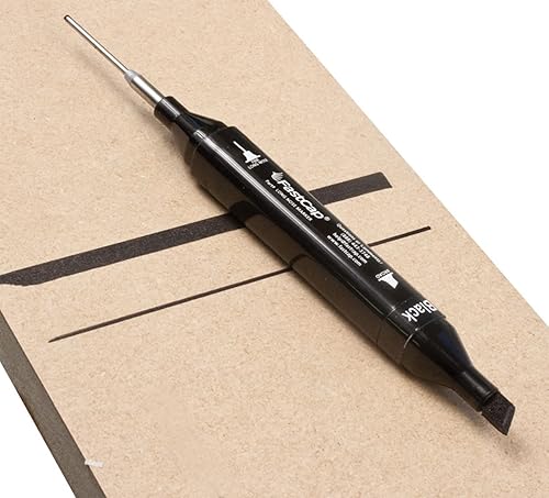 Miniatura 3 de FastCap bocado de cinsel con patrón de nariz alargada con marcador negro con alcance de 1-1/8 pulgadas