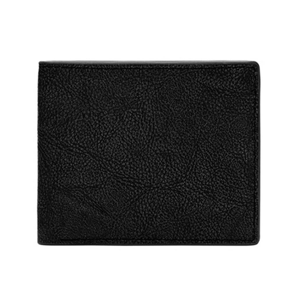 Fossil Portafoglio Bifold Uomo Steven in pelle, Nero ardesia, Bifold