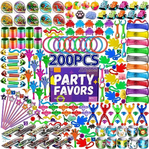 AmyBenton Relleno Piñata Infantil, 200 Pcs Favores de Fiesta para Niños, Juguetes de Fiesta a...