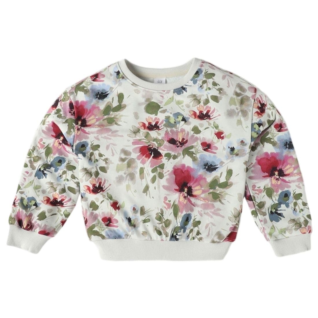 GAP Kids Baby-Girl's Printed Cotton Blend Round Neck Sweatshirt-picture-10