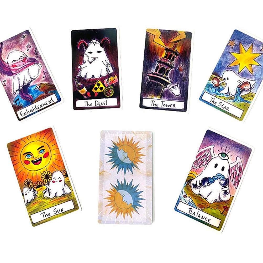 Amazon.co.jp: かわいい幽霊のタロット,The Cute Ghost Tarot,with bag