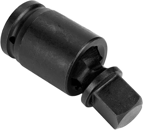 Zócalo de impacto profundo Adaptador giratorio de 14 '' Wobble Universal Joint Impact Socket - Métrico, 1 unidad