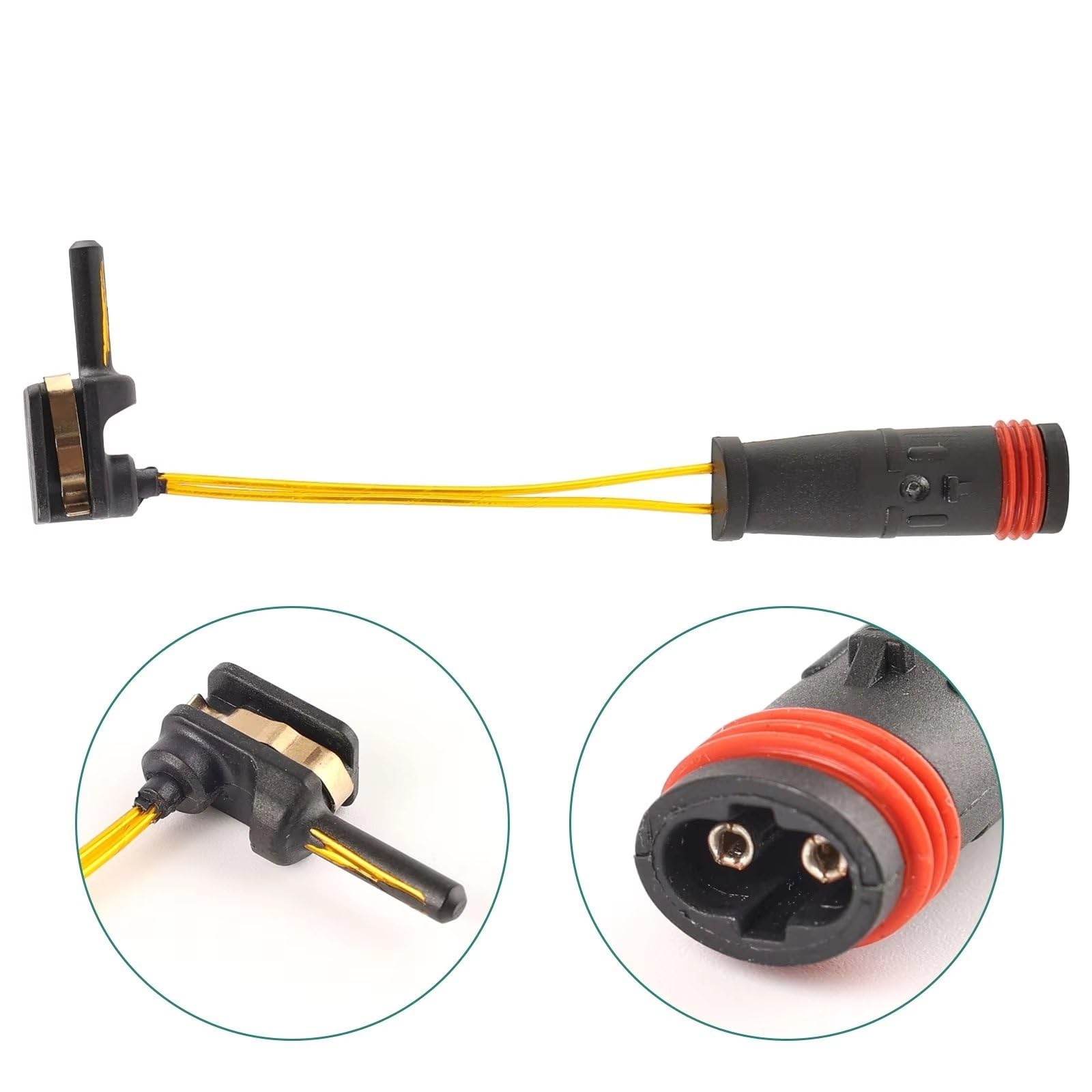 Compatible con Maybach para 57 62 2003 2004 2005 2006 para 57 S 2006 Sensor de Desgaste de Pastillas de Freno Delanteras y traseras A2115401717 2115401717 (4 Piezas)
